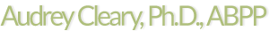 Audrey Cleary, Ph.D., ABPP – Licensed Psychologist Logo
