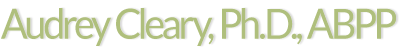 Audrey Cleary, Ph.D., ABPP – Licensed Psychologist Logo